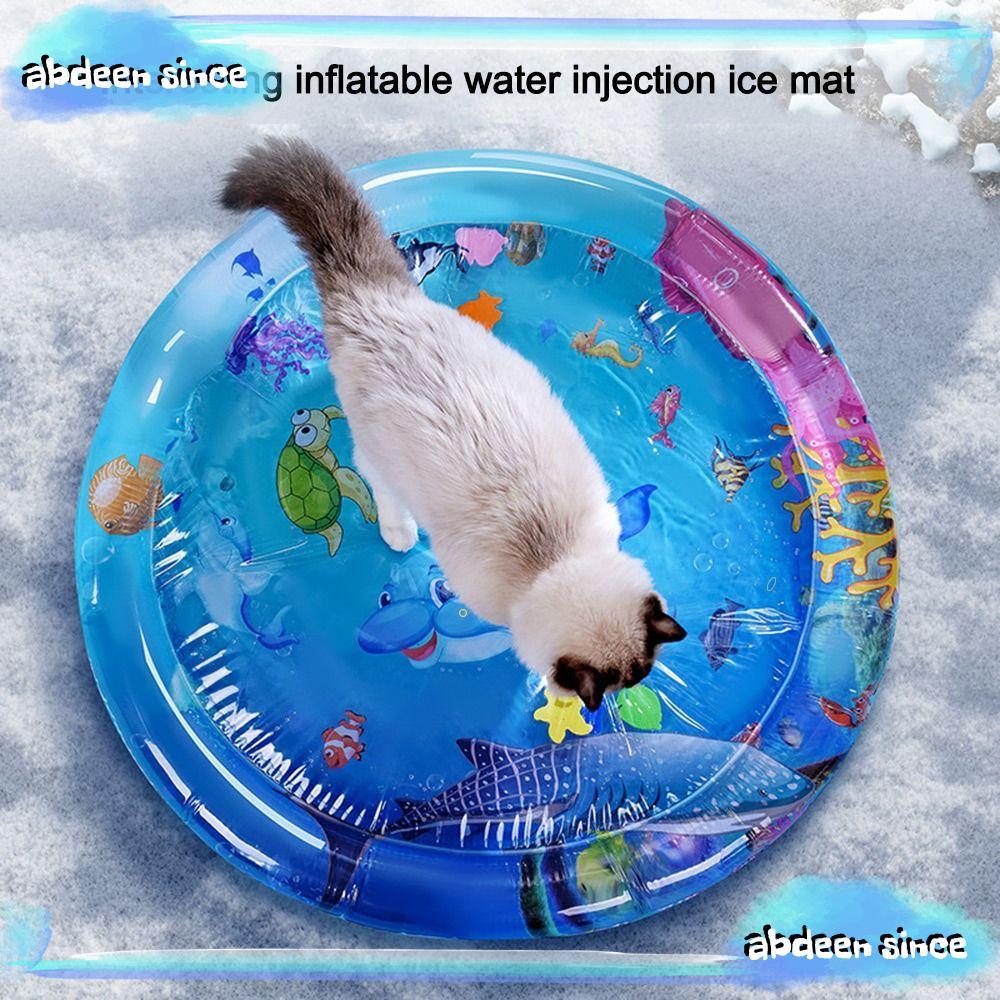 ABDEENSINCE Water Sensory Play Mat, Water-Filledable Cat Dog Water Play Mat Cat Dog Cooling Mats, อุ