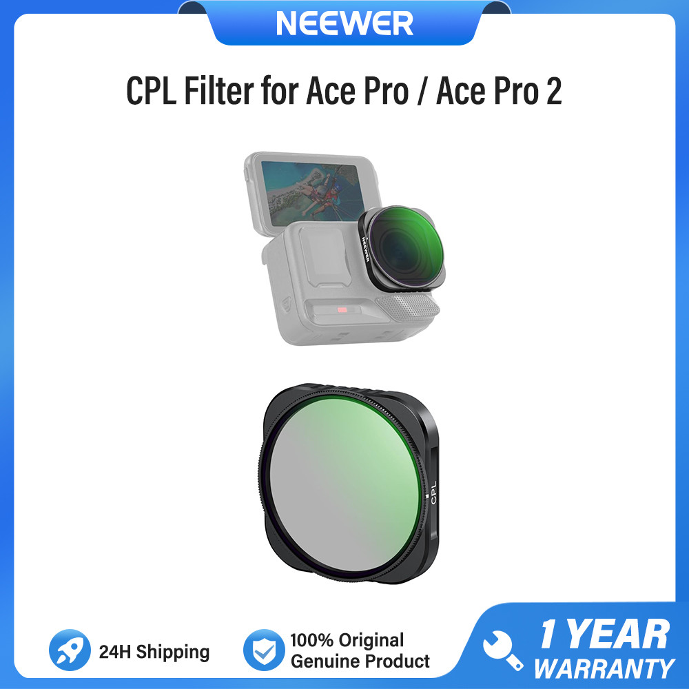 NEEWER CPL/UV/1/4 Black Diffusion Filter ใช้งานร่วมกับ Insta360 Ace Pro/Ace Pro 2