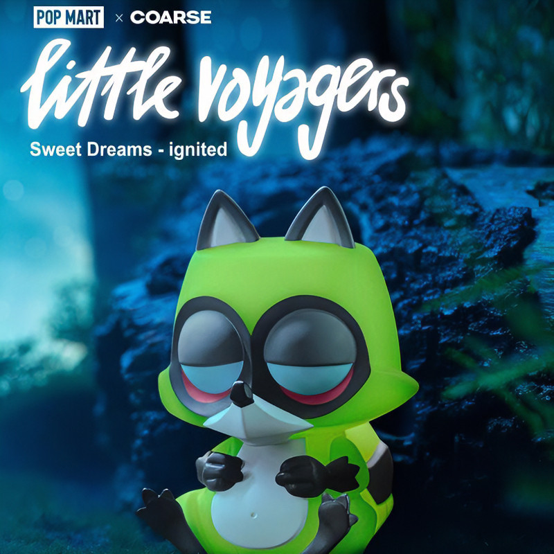 POP MART COARSE Little Voyagers Sweet Dream-ignited Series ตัวเลข 夜光กล่องตาบอดของขวัญของเล่น