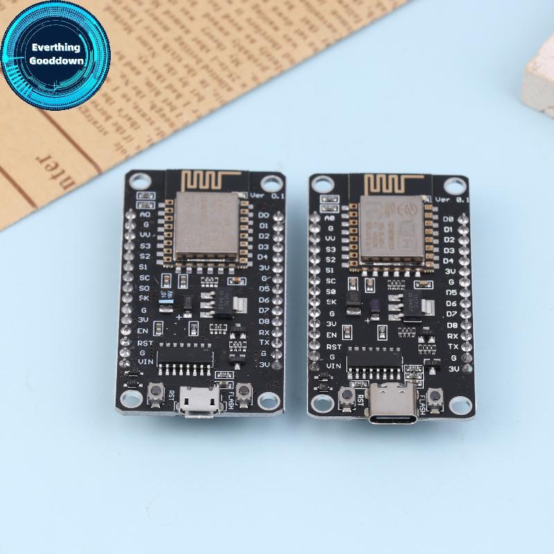 EVERTHING Nodemcu Lua V2.1 ESP8266 ESP-12F บอร์ดพัฒนา WIFI Micro USB- CH340 Blaboard พร้อมแฟลชปุ่มแล
