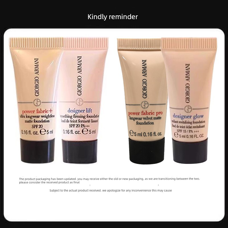 รองพื้น foundation Armani Power Master Liquid Foundation 5ml คอนซีลเลอร์ติดทนนานไม่มีแต่งหน้า Moistu