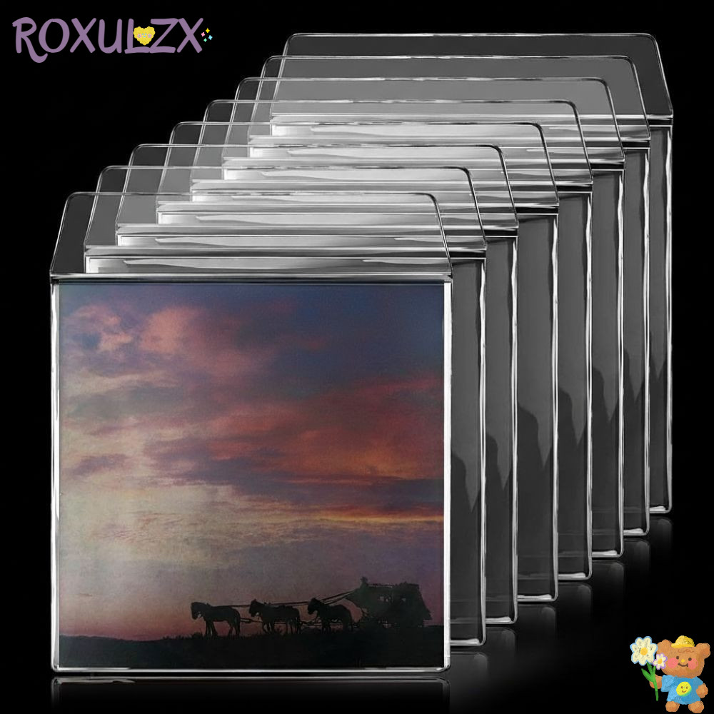 ROXULZX Vinyl Records Sleeve, หนา 7/10/12 นิ้ว LP Record Cover, Record Storage Bags Record