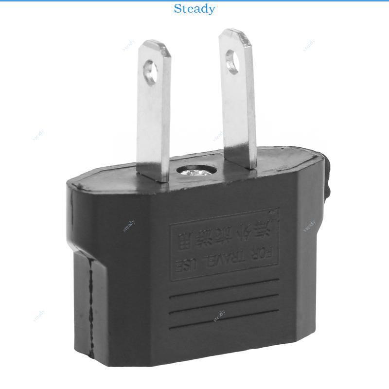 Stedy US EU Europe To US USA Power Converter Travel Adapter Charger Wall Plug Home