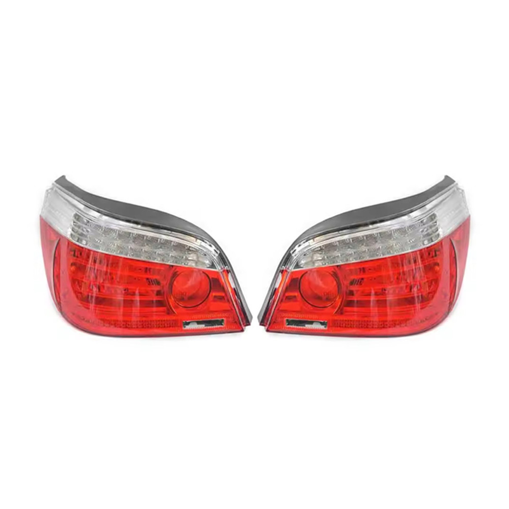 Premium-Auto Parts ไฟท้าย LED ด้านหลัง 63217177281 63217177282 สําหรับไฟด้านหลังรถยนต์ BMW 5 E60