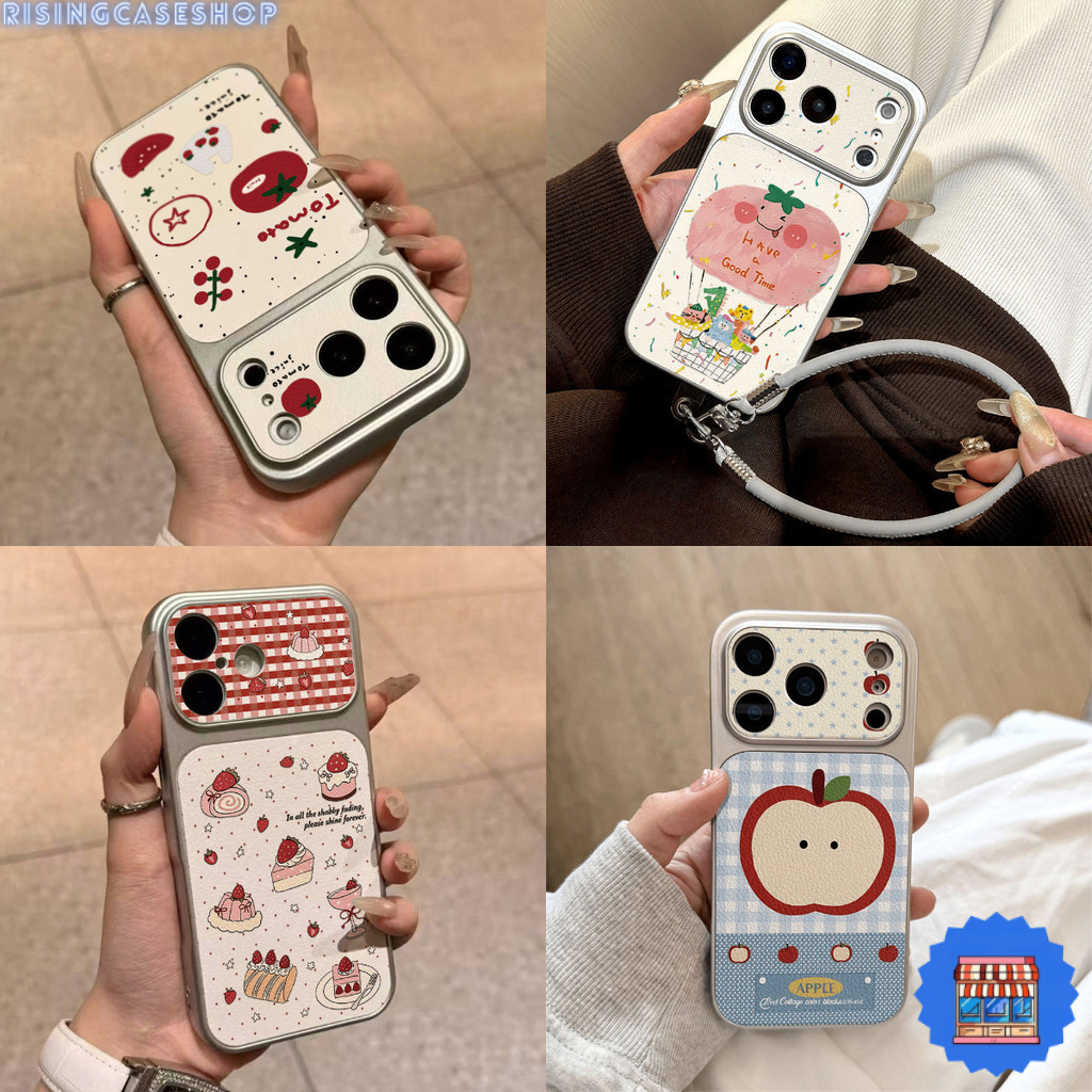 เคสสำหรับหัวเว่ย จัดส่งทันที ขนมผลไม้น่ารัก เคสนิ่มสีเงินลุคซีรีส์17 For Huawei Honor200 400PRO X5C 