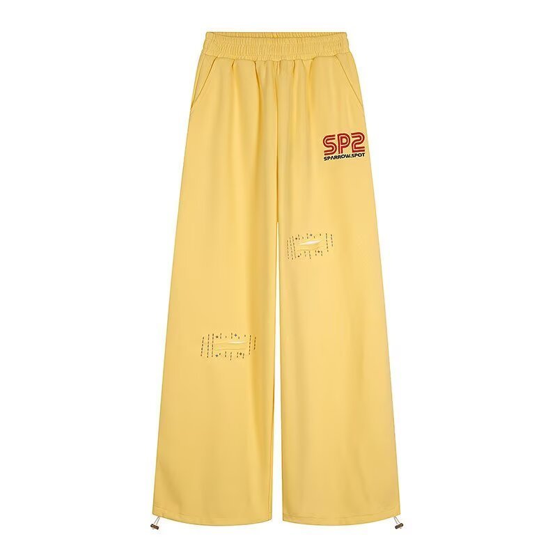 กางเกงกีฬา Crazy Animal City Joint Sweatpants 2025 สไตล์ใหม่หลวมฤดูหนาว LV907