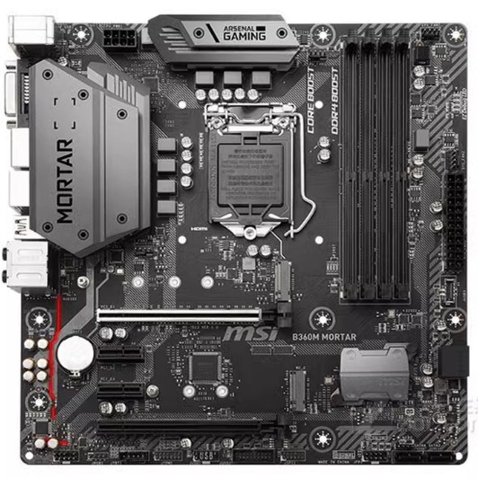 [มือสอง] MSI B360M MORTAR MORTAR B365M AORUS ELITE แกะสลักขนาดเล็ก 1151 เข็ม 8th Generation 9th Gene