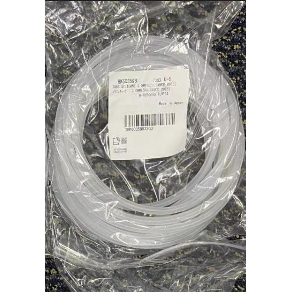 【QJ】BK603598 หลอดซิลิโคน 3.0MMIDX6.5MMOD # 9E55 สําหรับ Sysmex XN 1000 (ใหม่, ต้นฉบับ)