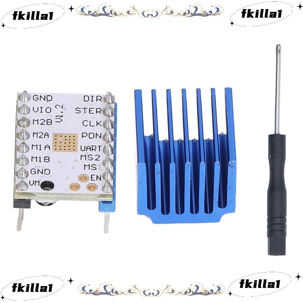 FKILA TMC2208 V1.2 Driver Board,สี่เหลี่ยมผืนผ้าสีฟ้าเงียบ Stepper Motor โมดูล,พลาสติกอัพเกรด TMC220