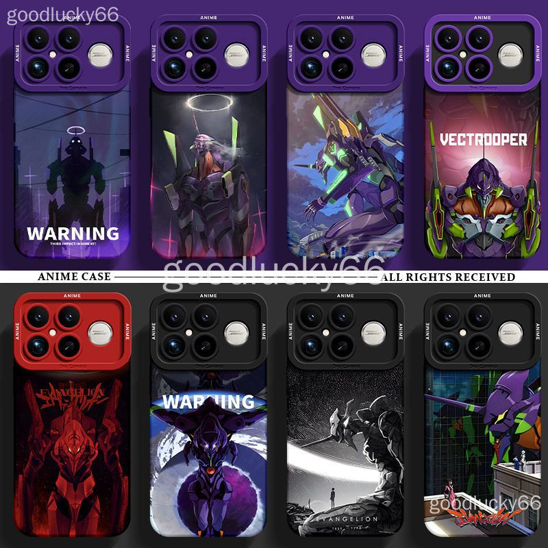 P POCO F9 Ultra Phone Case poco F9 Pro Evangelion Anime eva No. 1 โทรศัพท์ตาซิลิโคนป้องกันกรณีป้องกั