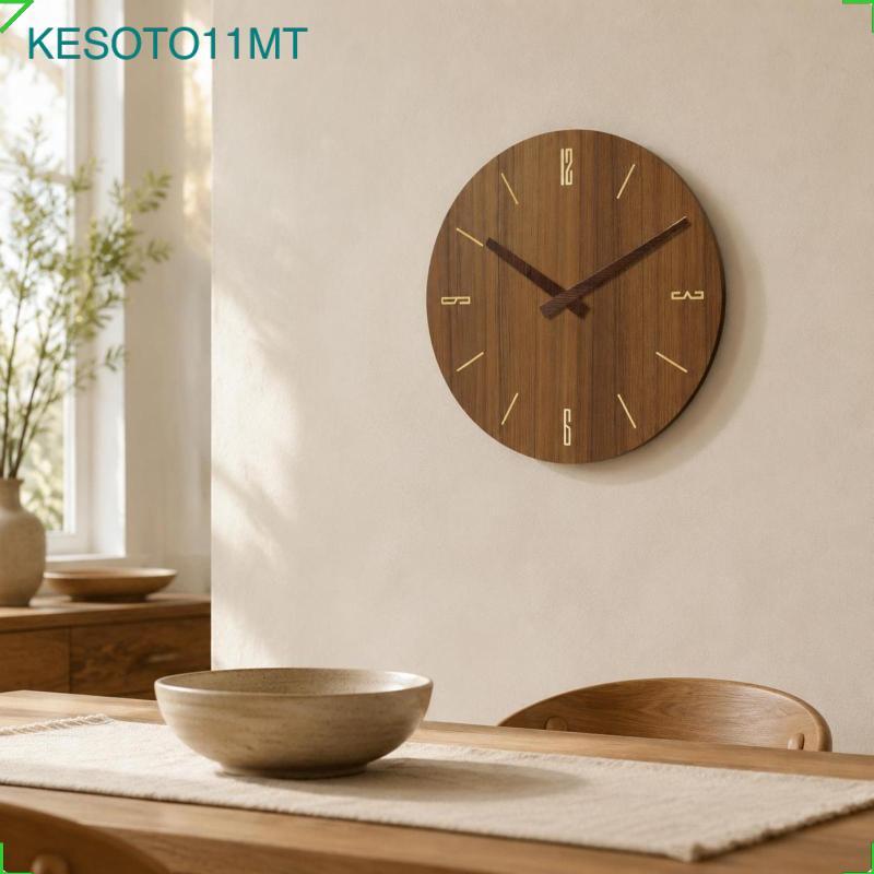 [kesoto11mt] รอบไม้ Wall Timepiece ตกแต่งไม้ Wall Timepiece อ่านง่าย