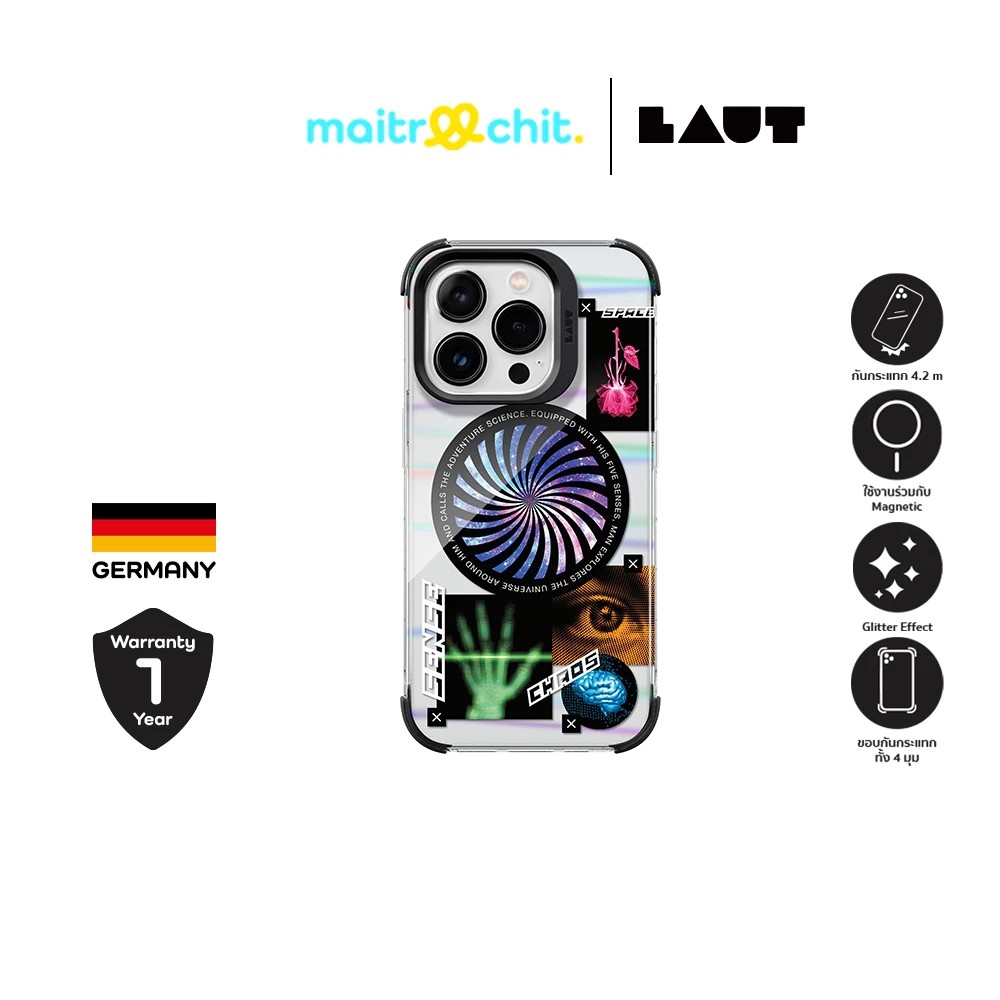 LAUT รุ่น Pop Cosmic เคสสำหรับ 1Phone 15 / 15 Plus / 15 Pro / 15 Pro Max