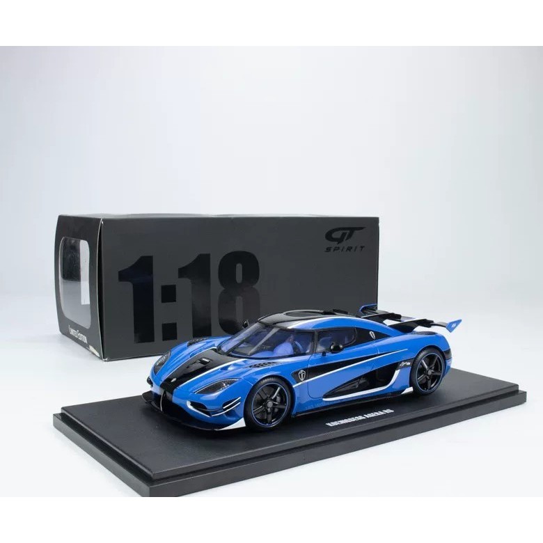 [สต๊อกพร้อม] GT Spirit 1: 18 Koenigsegg Agera RS Blue CLDC Exclusive Edition Global Limited 888 CLDC
