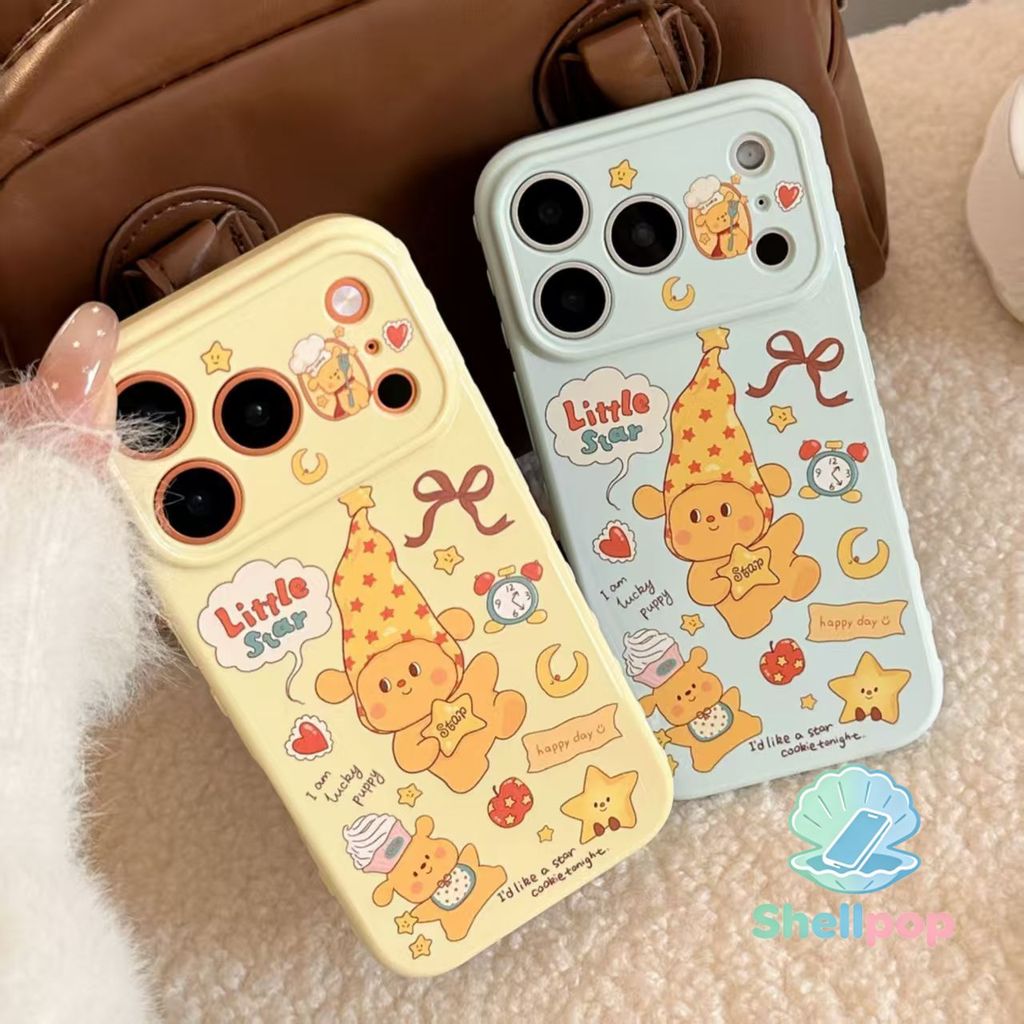 เหมาะสำหรับ OPPO A6 A5 A6 A6X A3pro Reno 16F16 11 12 13 15 13F A78 A38 A54 A16K เคสสุนัขการ์ตูนดาวหน้าต่างใหญ่กันกระแทก