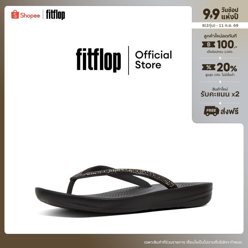 FITFLOP IQUSHION รองเท้าแตะแบบหูหนีบผู้หญิง รุ่น R08-001 สี Black