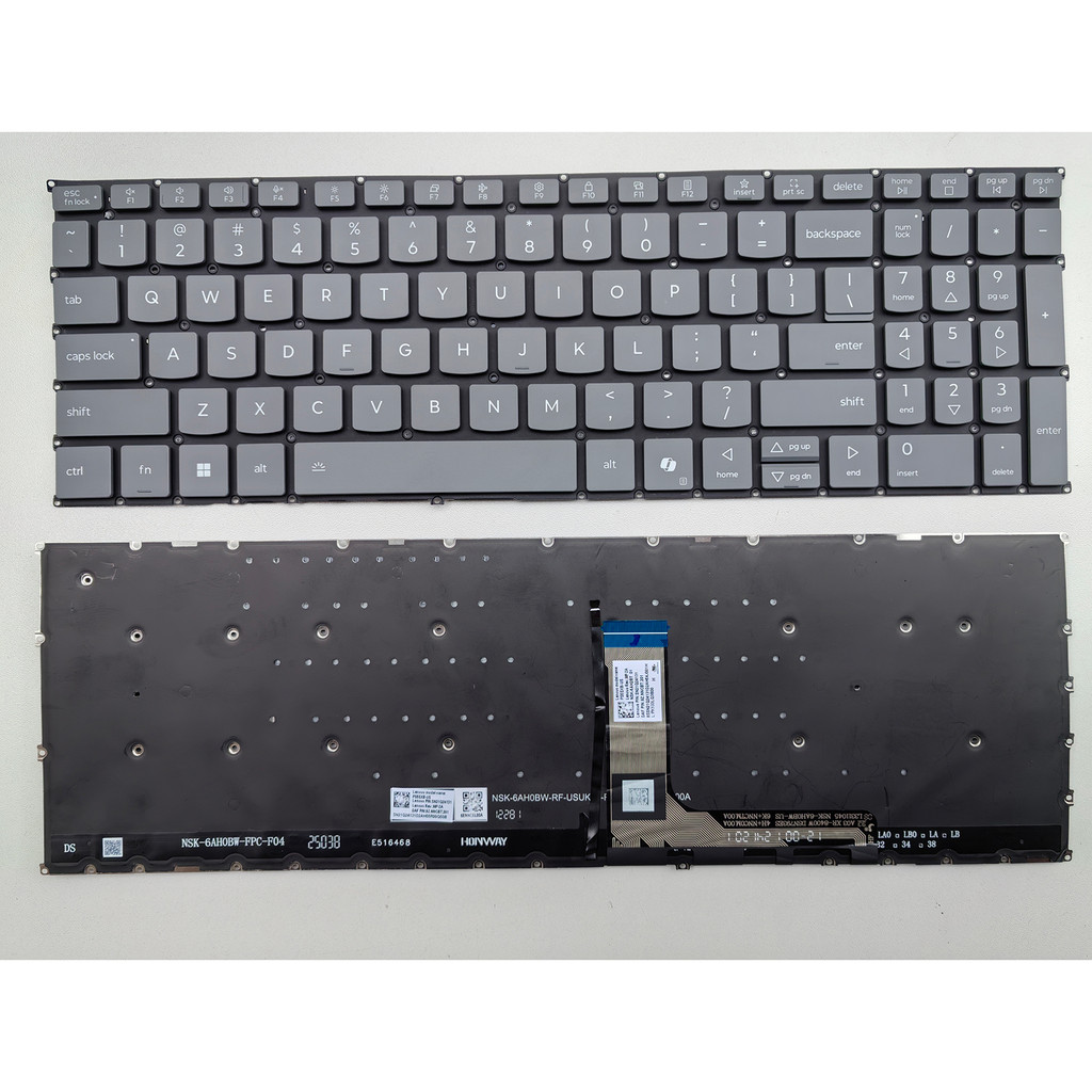 เหมาะสําหรับ Lenovo Yoga Pro16/16s IRP8/IMH9/IAH10 AI คีย์บอร์ดโน้ตบุ๊ก US