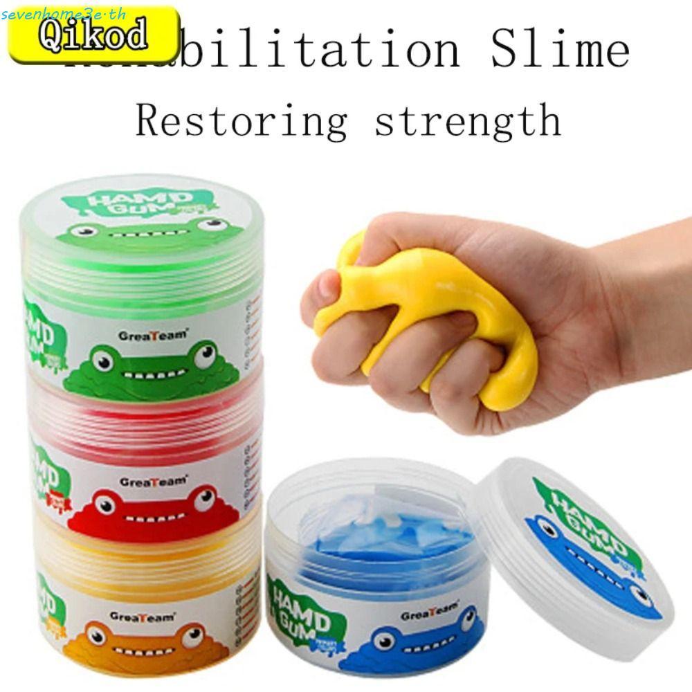 SEVENHOME3E สีโป๊วฝึกนิ้ว, 4 ชิ้น/เซ็ต Non-Sticky Hand Putty Squiz ของเล่น, DIY Bouncing Plasticine 