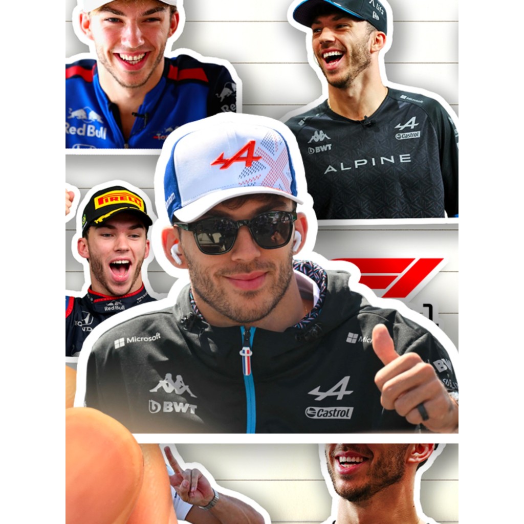 Pierre Gasly Sticker HD Waterproof F1 Formula One Car Pierre Gasly Sticker