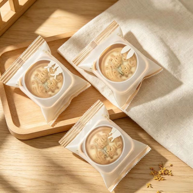 中秋玉兔磨砂月饼袋家用烘焙月饼机封袋蛋黄酥糕点独立密封包' 装袋Baking Packaging Bag, Mooncake Bag, Machine Sealing Bag, High Beauty