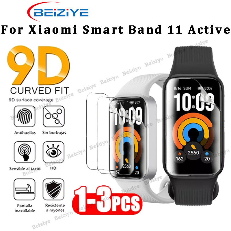 ฟิล์มไฮโดรเจลป้องกันหน้าจอสําหรับ Xiaomi Smart Band 11 Active ฟิล์มป้องกันสําหรับ Xiaomi Band 11 active อุปกรณ์เสริม