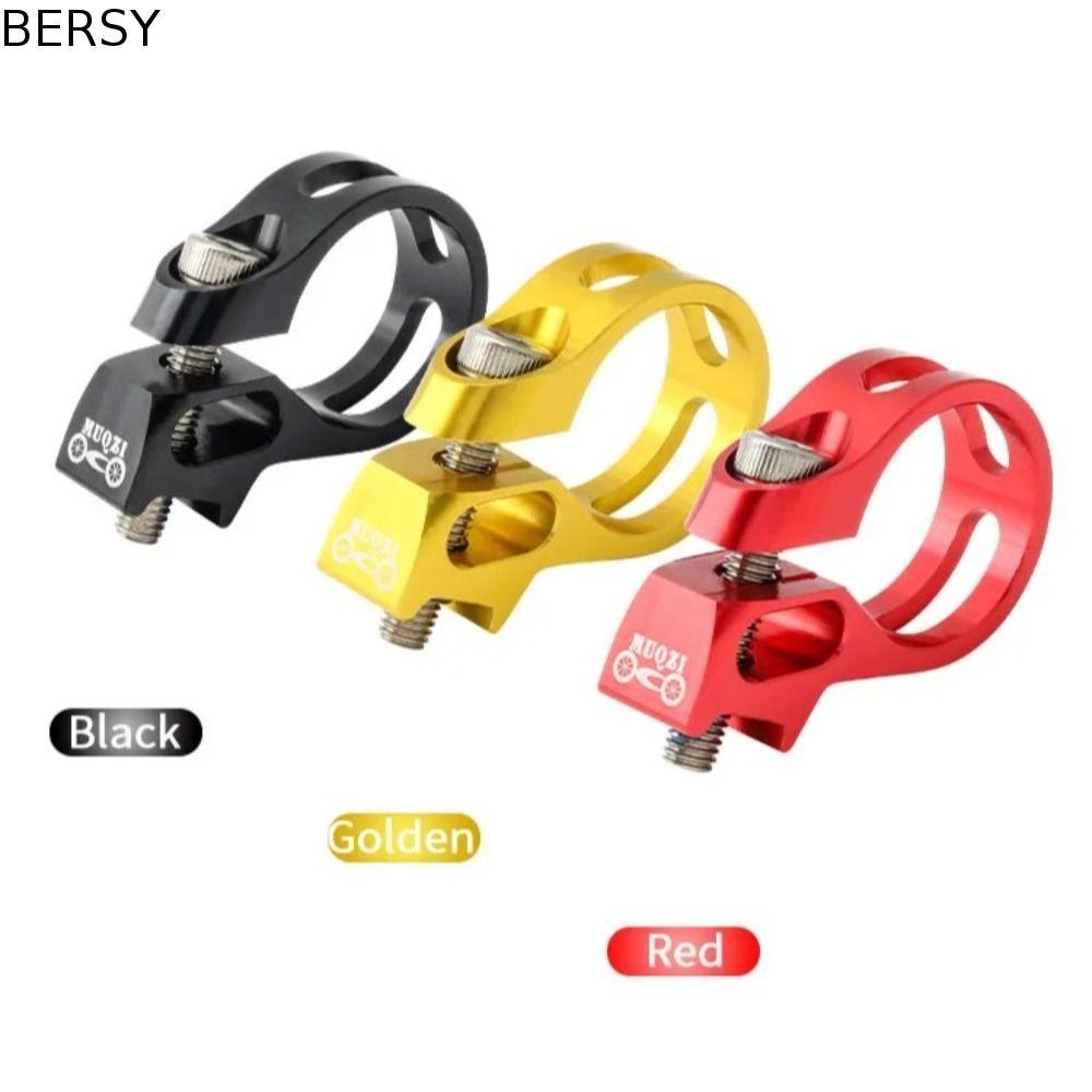 BERSY จักรยาน Shifter Lever Clamp, อลูมิเนียม Anodic สีจักรยาน Shifter Trigger Clamp, 22.2 มม.ทนทาน 