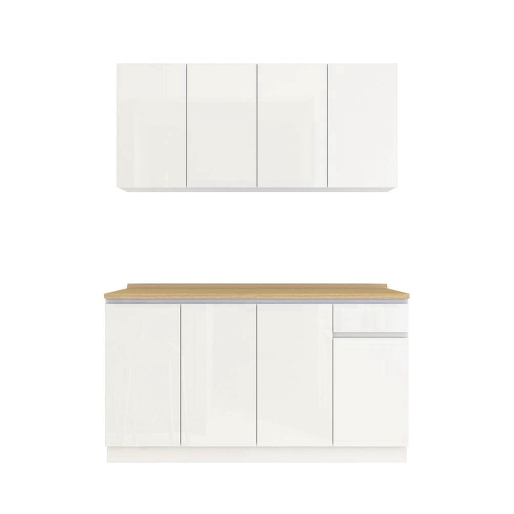 INDEX LIVING MALL ชุดครัว รุ่นเตตริส ขนาด 160 ซม. - สีขาว