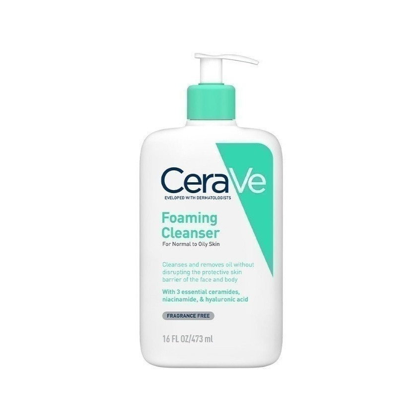 โฟมล้างหน้า ผิวมัน ผิวผสม ควบคุมความมัน ลดสิว Foaming Cleanser 473ml ทำความสะอาดล้ำลึก อ่อนโยน ไม่แห้งตึง พร้อมส่ง ของแท้ 100%