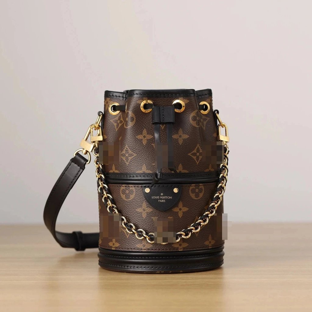 Fortune Bucket Canoe V Home M83480 L ผ้าใบหญิงกระเป๋า V Home Mini กลองกระเป๋า L บ้านไหล่กระเป๋า V บ้