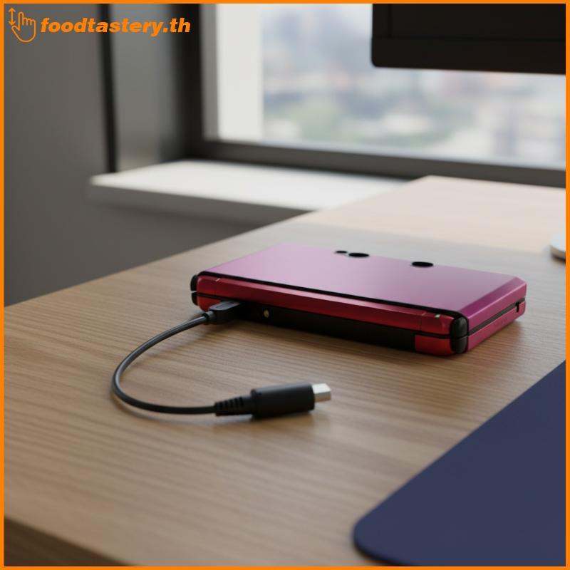 FTY USB C สายชาร์จสําหรับ NDSI 3DS 2DS XL/LL ใหม่ 3DSXL 2DSXL สายไฟสายไฟ N