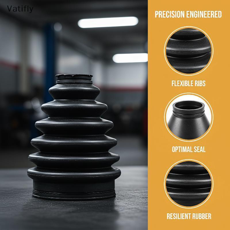 ใหม่ Universal แยก CV Boot Kit ยางกันน้ํา Gaiters พร้อมคลิป Fit สําหรับ CV Joint เปลี่ยน Auto Repair