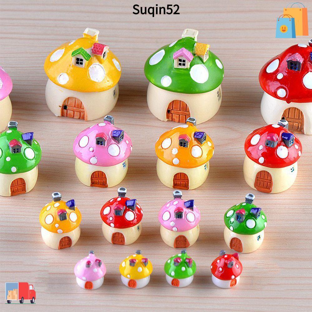 SUQIN52 Garden Accessories สีสัน Miniature Fairy Micro Landscape