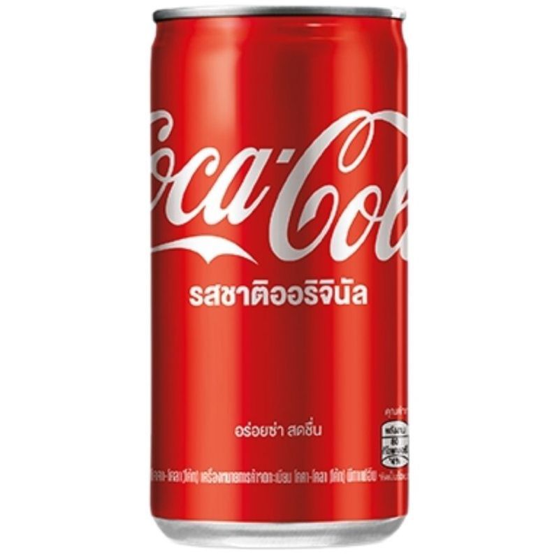 โค้กเครื่องดื่มอัดลมกลิ่นโคล่า 180มล. Coke 180ml.