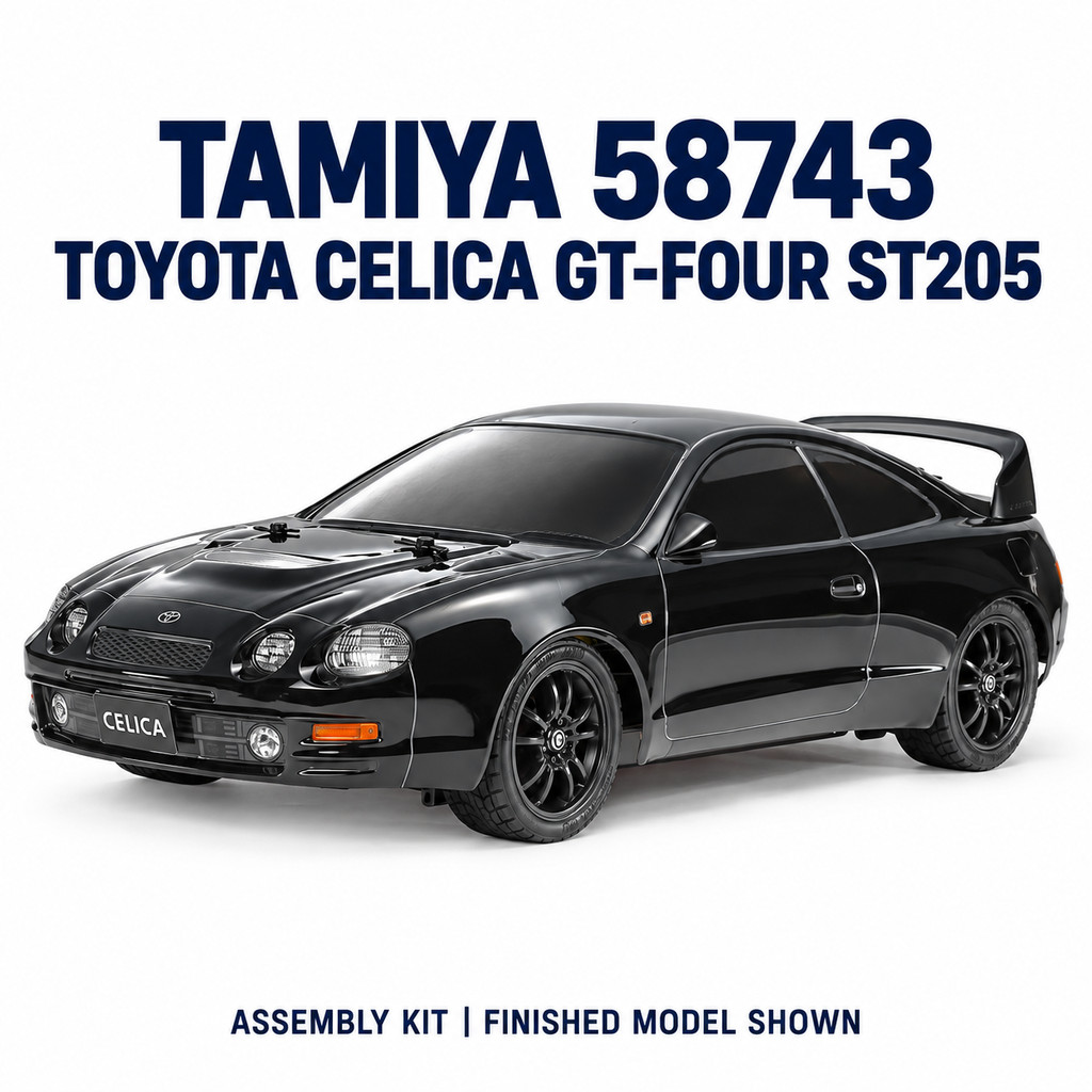 TAMIYA 58743 1/10 R/C Kit 4WD Toyota Celica GT-FOUR (ST205) (TT-02 Chassis)