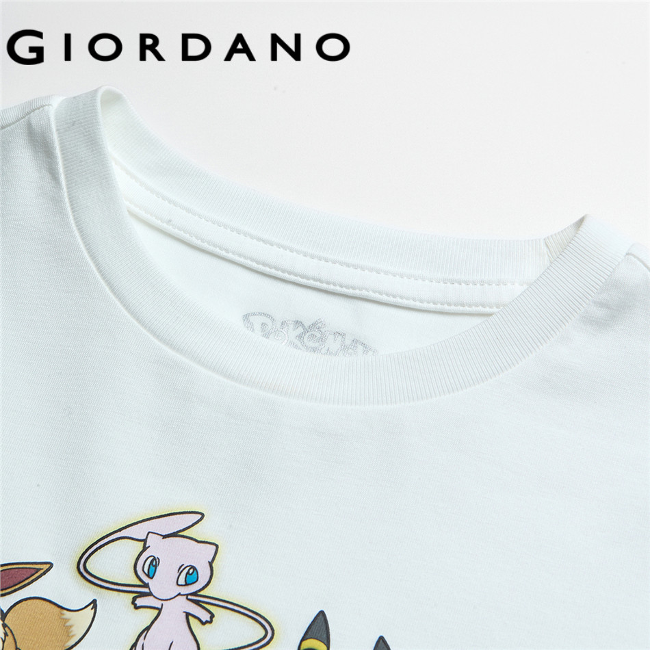 GIORDANO تيشيرت أطفال سورونا مطبوع Pokémon — صورة 8