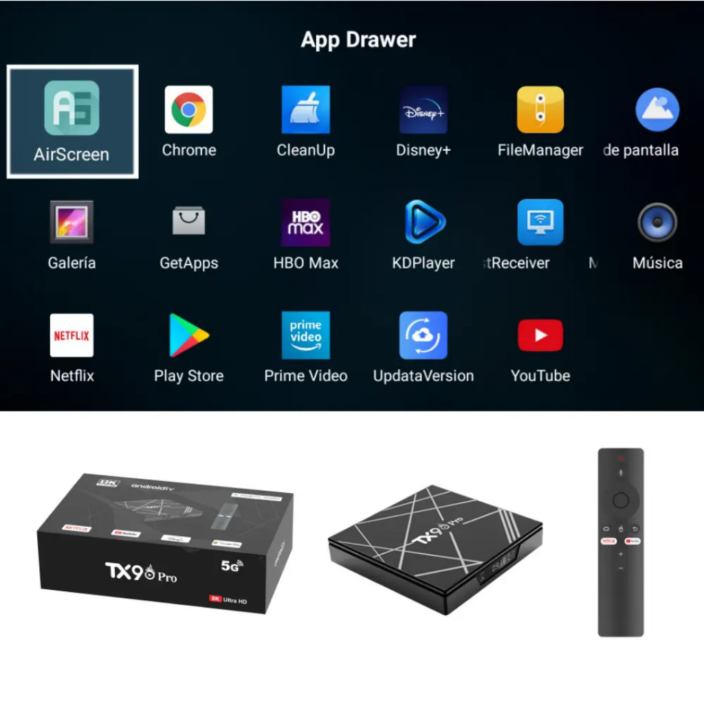 NEW ARRIVAL TX90PRO 2+16GB   Android13  Original Tv Box Android 13 Set Top Box 8K HD Tv Box ส่งด่วน