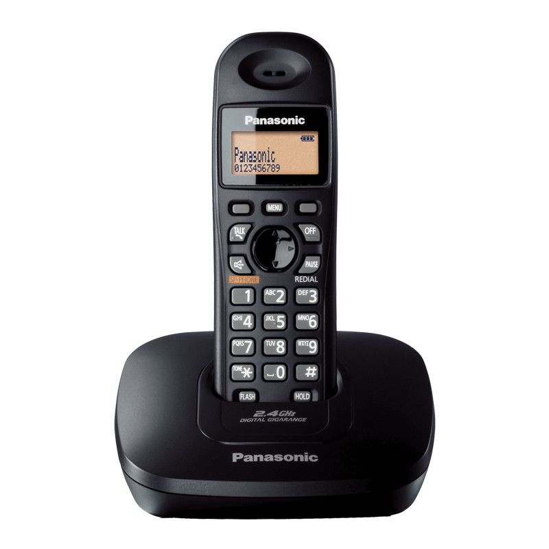 โทรศัพท์ไร้สาย สีดำ Panasonic KX-TG3611BXB
