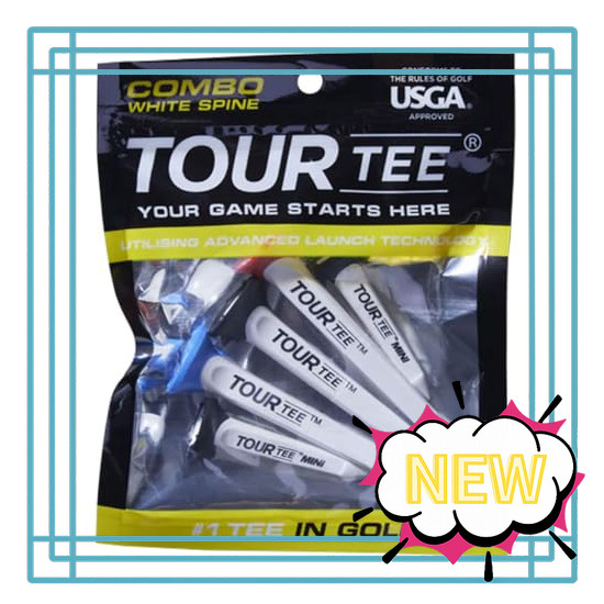 Tour Tee COMBO Golf Tees (5-Pack) Assorted (× 2)