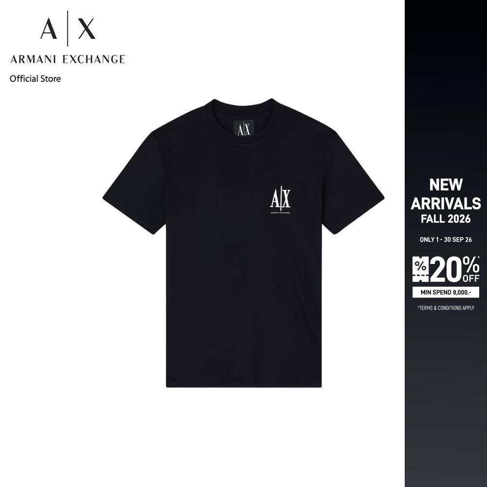 Armani Exchange เสื้อยืดผู้ชาย รุ่น XM000365-AF12308-UC001 - สีดำ