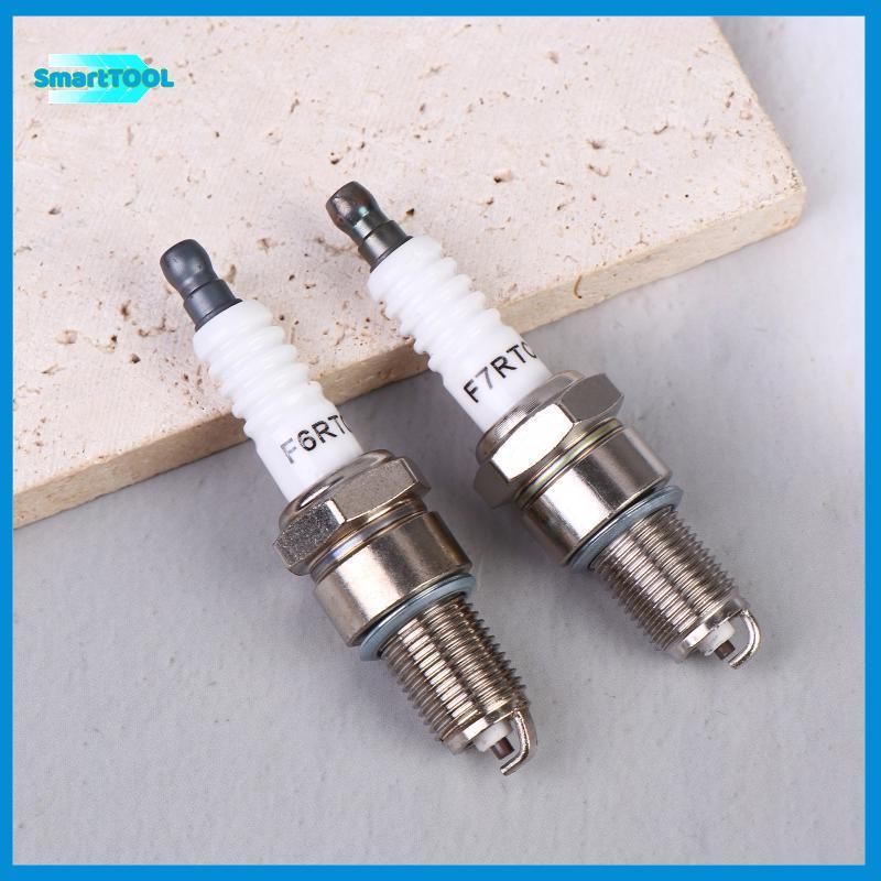 UTZN> Universal F6RTC หัวเทียนสําหรับ PW50 PW80 50cc 70cc 90cc 110cc ถอดเครื่องยนต์สําหรับระยะทางขี่