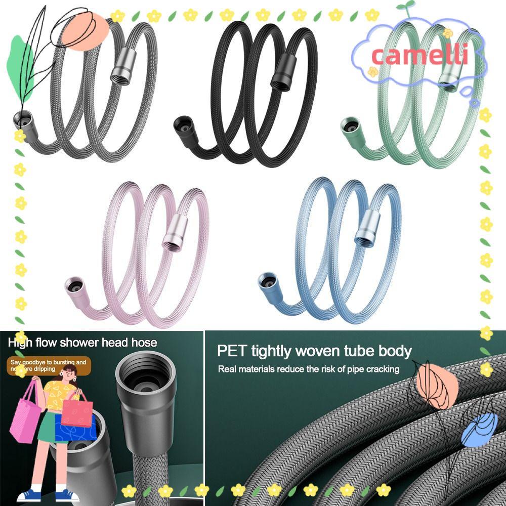 CAMELLI สายฝักบัวมือถือ, 1.5/2 เมตรอินเทอร์เฟซ Universal Shower Tube, แรงดันสูง GI/2 ยืดหยุ่น Bath S