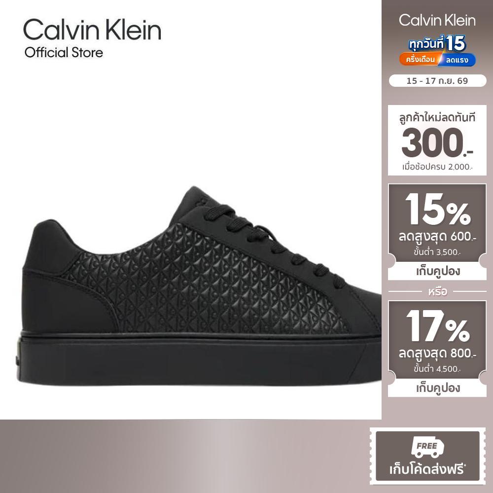 CALVIN KLEIN รองเท้าผ้าใบผู้ชาย รุ่น YM01431 0GJ-สีดำ
