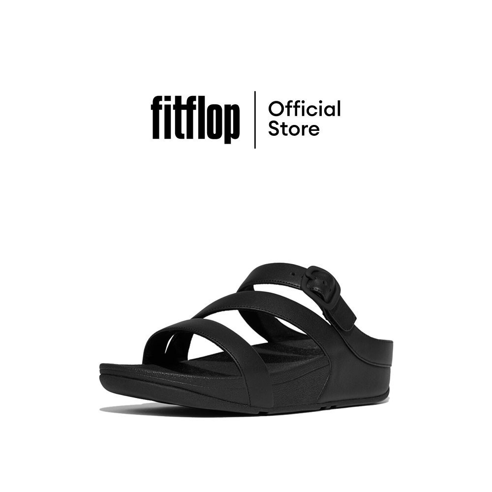 FITFLOP SKINNY II LEATHER Z-STRAP S รองเท้าแตะผู้หญิง รุ่น JH6-090 สี BLACK