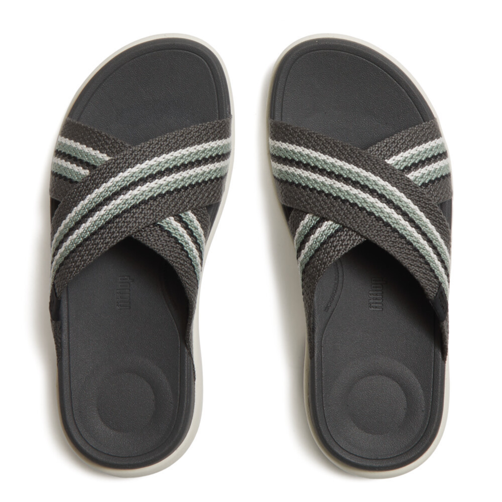 FITFLOP صندل رجالي F-Mode Go منسوج — فحمي — صورة 3