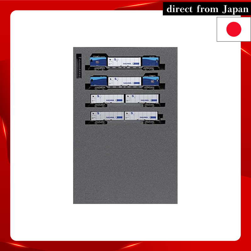 KATO N Scale M250 Series Super Rail Cargo U50A Container Loaded Expansion Set A (4 cars) - Model Tra