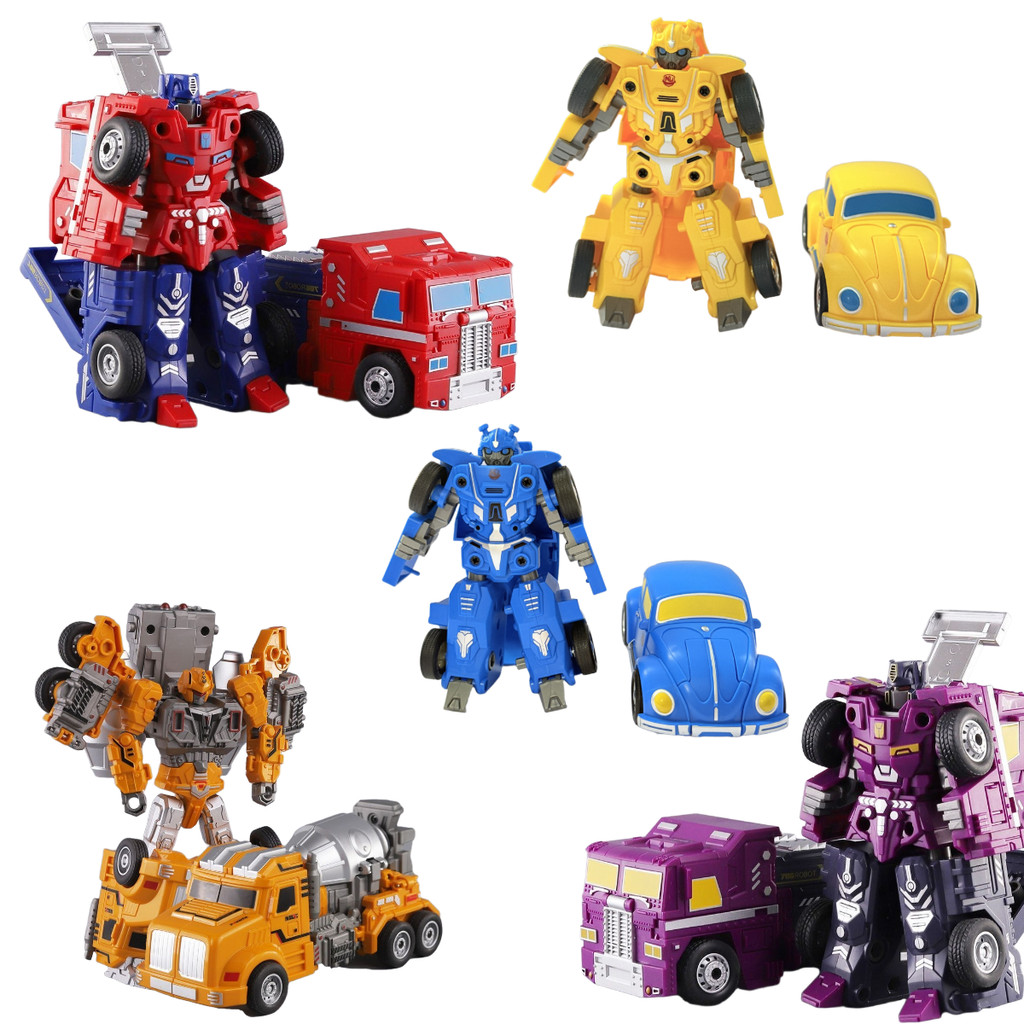 ของเล่นเปลี่ยนรูป Autobot Optimus Prime Bumblebee ของขวัญวันเกิดการศึกษาเด็ก