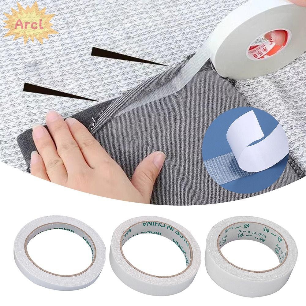 ARCL 10Yards Hot Melt เทปสองด้าน,ผ้าไม่ทอไม่ต้องเย็บเทป Hem, เหล็กทนทานความร้อน Fastener Bond ครัวเร