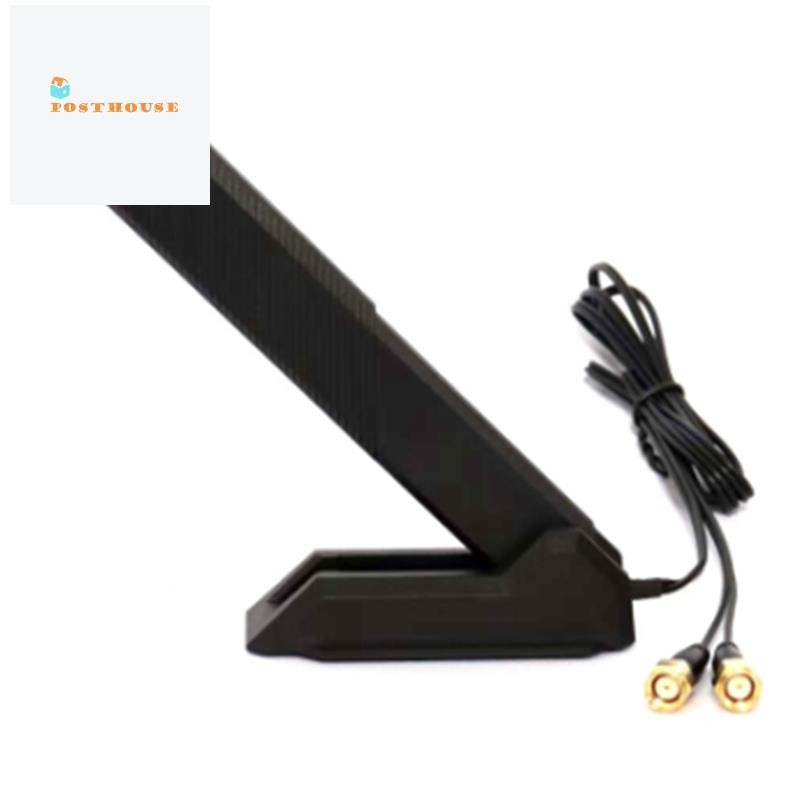 [posthouse]เสาอากาศ WiFi 6E 1 ชิ้น 2T2R 2.4G/5G/6G สีดําสําหรับ B660 H670 M13H Z690 เมนบอร์ด