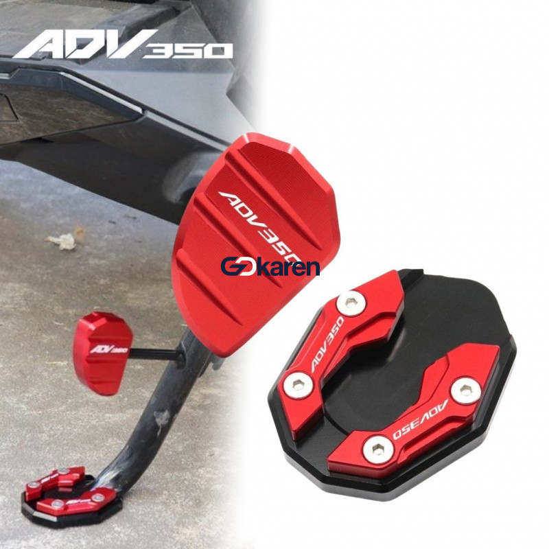 เหมาะสําหรับฮอนด้า ADV 350 ดัดแปลงอุปกรณ์เสริมด้านข้างสนับสนุนแผ่นขนาดใหญ่พิเศษขาตั้งกล้องขนาดเล็กขยับขยาย