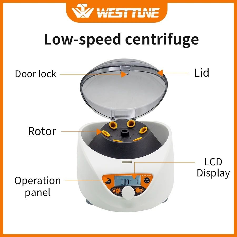 ใหม่ West Tune WTLC-0506 Low Speed Prp Machine Blood Micro Centrifuge สําหรับทันตกรรมขายร้อน