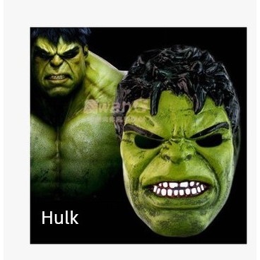 หน้ากากผี halloween หน้ากากฮาโลวีนอะนิเมะ Iron Man Hulk Shrek แบทแมน V Vendetta Clown Mask